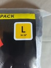 Hanes Men 5-pack Assorted Tagless Boxer Briefs Black gray Large New With Tag s 