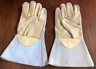 Vintage Nos Cn Railroad Boss Engineers Leather Gloves Canadian National Railway