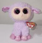 Ty Beanie Boos - Orchid The Lamb Exclusive 6  New Mwmts Plush Stuffed Animal Toy