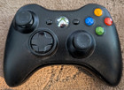 Genuine Microsoft Xbox 360 Wireless Controller Black    Chatpad Qwerty Keyboard