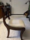 Antique Duncan Phyfe Style Mahogany Child Or Doll Size Accent Chair