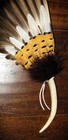 Drake Native American Smudge Feather Fan Antler
