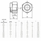 304 Stainless Steel Nylon Insert Lock Nut Hex Nylock Nut M2 M2 5 M3 M4 M5 M6-m12