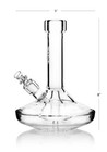 Ufo 8  Inch Grav   Small Wide Base Water Pipe Bong Glass Hookah High Quality