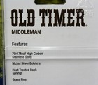  Old Timer Middleman Folding Pocket Knife 7cr17m0v High Carbon Blade 340tcp