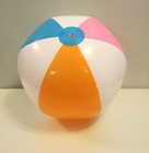 1 New Large Inflatable Multi Colored Beach Ball  Pool Beachballs Party Favors
