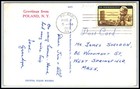 Postcard Greetings From Poland Ny T45