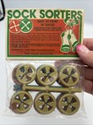 Vtg Sock Sorters Laundry Organizers Saver Clips Hangers 24 Pack Made Hong Kong