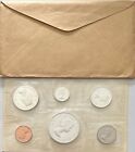 1963 Canada Mint Silver Uncirculated Coin Set With Voyageur Dollar 80  Silver