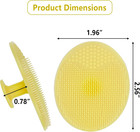 10 Pack Silicone Face Scrubber With Suction Handle  Exfoliating Facial Cleansing