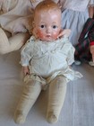 Lot Of 5 Antique   Vintage Dolls W  Clothes Unrestored For Art Projects   Repair
