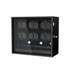 Automatic 12 Watch Winder Box With 6 Extra Storage Box With Mabuchi Motors Led