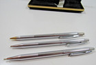 Vintage Centennial 2 Ballpoint Pen 1 Mechanical Pencil Box Set Silver  a22