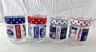 Vintage Apollo 11 12 13 14 Space Mission Glasses Set Nasa Moon Landing Usa