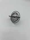 Vtg 1950s Metal Gyroscope Spinning Top Red Center Classic Tin Toy Collectible