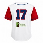 Stockton Ports Minor League Baseball Sga Jersey White Red Blue Men 2xl 17