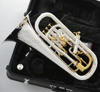 Compensating System Euphonium Silver Plated With Gold Plated Trim Trigger Key