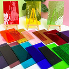 36 Sheets Transparent Stained Glass Sheets  6 X 4 Inch Cathedral Art
