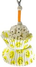 1925s Smiley Cup Cake Small Bird Toy Foraging Parrot Cage Cockatiel African Grey