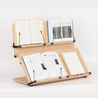  204d  Nice Book Stand Portable Mdf Wooden Reading Holder Desk Bookstands Bible