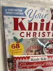 Simply Knitting Magazine W  Christmas Knit Kit And Yarn Gingerbread Man New
