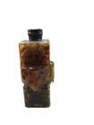 Vintage Twist Vinegar Peppers Kitchen Decorative Glass Bottle Art Cork Sealed