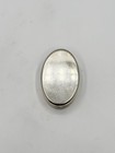 Antique 800 Silver Oval Medicine Pill Box Collectible