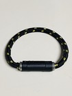 Rare Vintage Cord Rope Watch Band Black Y2k