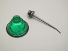 Vintage Eagle Machinist Green Translucent Small Thumb Pump Rare Oiler oil Can