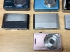 Lot Of 10 Sony  Digital Cameras For Parts Or Repair