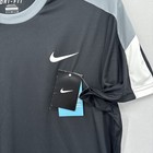 Nike Shirt Mens Large Black Gray Dri Fit Tennis Athletic Top 644784-010 New Tags