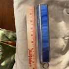 Vintage Handmade Blue  Stain Slag Glass Leaded Kaleidoscope 9 