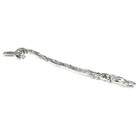 5 Silver Hummingbird   Flower Metal Bookmark Blanks  4 3 4  Long