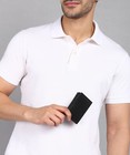 Rfid Mens Slim Front Pocket Wallet Genuine Leather Bifold Id credit Card Holder