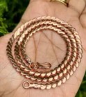 30 Inch Pure Copper Serpentine Chain Necklace  Healing Copper Jewelry  Spiritual