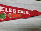 Vtg Antique Souvenir Pennant 27  Los angeles California International Airport 27