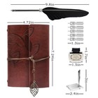 Gccl Antique Quill Feather Dip Pen   Ink Set  Calligraphy Nibs  Notebook  Gift