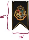 Harry Potter Wizarding House Banner Flag Set  12   X 20   New Opened Box