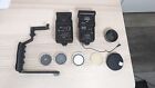 Large Lot Of Camera Accessories - Flash  Uv Filters  And C-grip