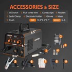 Maquina De Soldar Mig Sin Gas Flux Core 130a 110v Portatil Electrica En Oferta