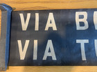 Ny Nyc Subway Roll Sign Small Font Bridge Tunnel Manhattan Brooklyn Bmt Standard