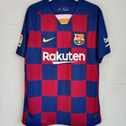 Lionel Messi Hand Signed 2019 20 Barcelona Soccer Jersey With Coa Messi Auto