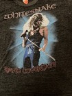 Vintage Single Stitch Whitesnake 1988 Tour Graphic T-shirt Gray Heather Men s Xl