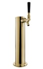 Kegco Dt145-1p-asc 14  Pvd Brass 1-tap Tower - 100  Stainless Contact