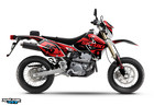 Graphics Kit For Suzuki Drz400 Sm S E  all Years  Division Series - Red Shift
