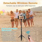 40   Selfie Stick Tripod Bluetooth Remote Professional Camera Phone Holder Stand