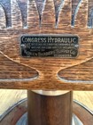 Vintage Koken Barber s Chair 1900 Ca Signed Koken Barbers  Supply St  Louis  Mo