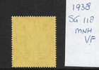 Bermuda   1938 Sg 118a   Pale Green  Mnh V f    Nice Priced  gb1761