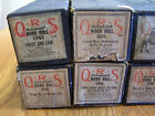 Lot Of 8 Vintage Qrs Brand  word Roll  Player Piano Rolls - Untested