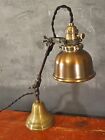Vintage Industrial Desk Lamp - Machine Age Task Light - Cast Iron - Steampunk